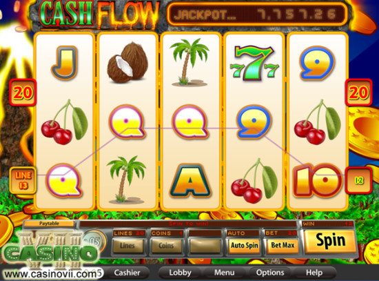 Cash Flow screen shot