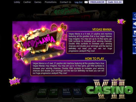 Vegas Mania screen shot