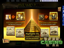 Pyramid Plunder screen shot