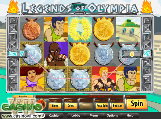 Legends of Olympia screen shot